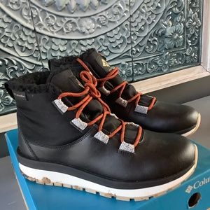 NIB WOMENS 7.5 COLUMBIA AUTUMN MORTIZA SHIRTY BOOTS WINTER SHOES